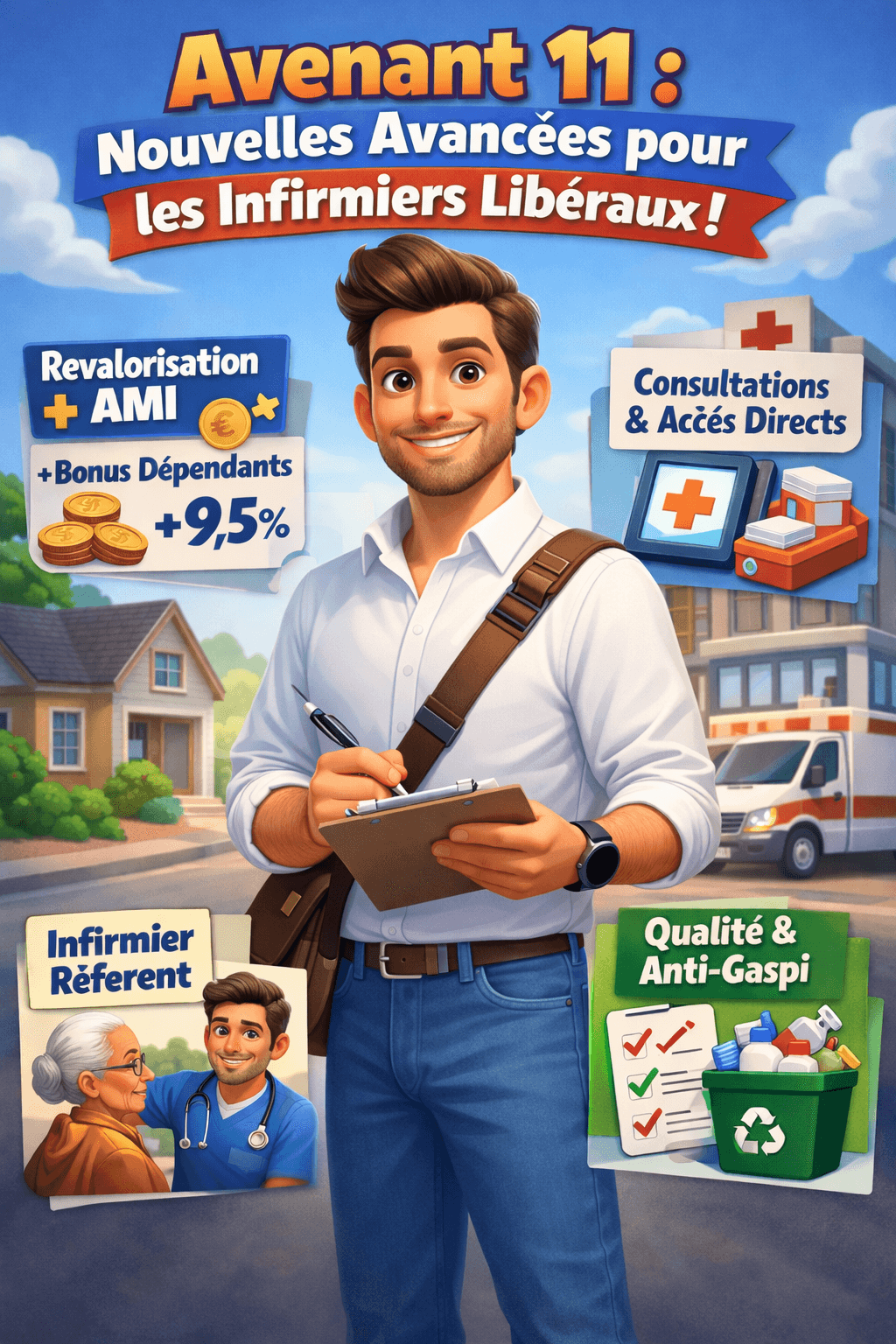 🚀 Avenant 11 : Les principales nouveautés à venir pour les infirmiers libéraux ! 🩺✨